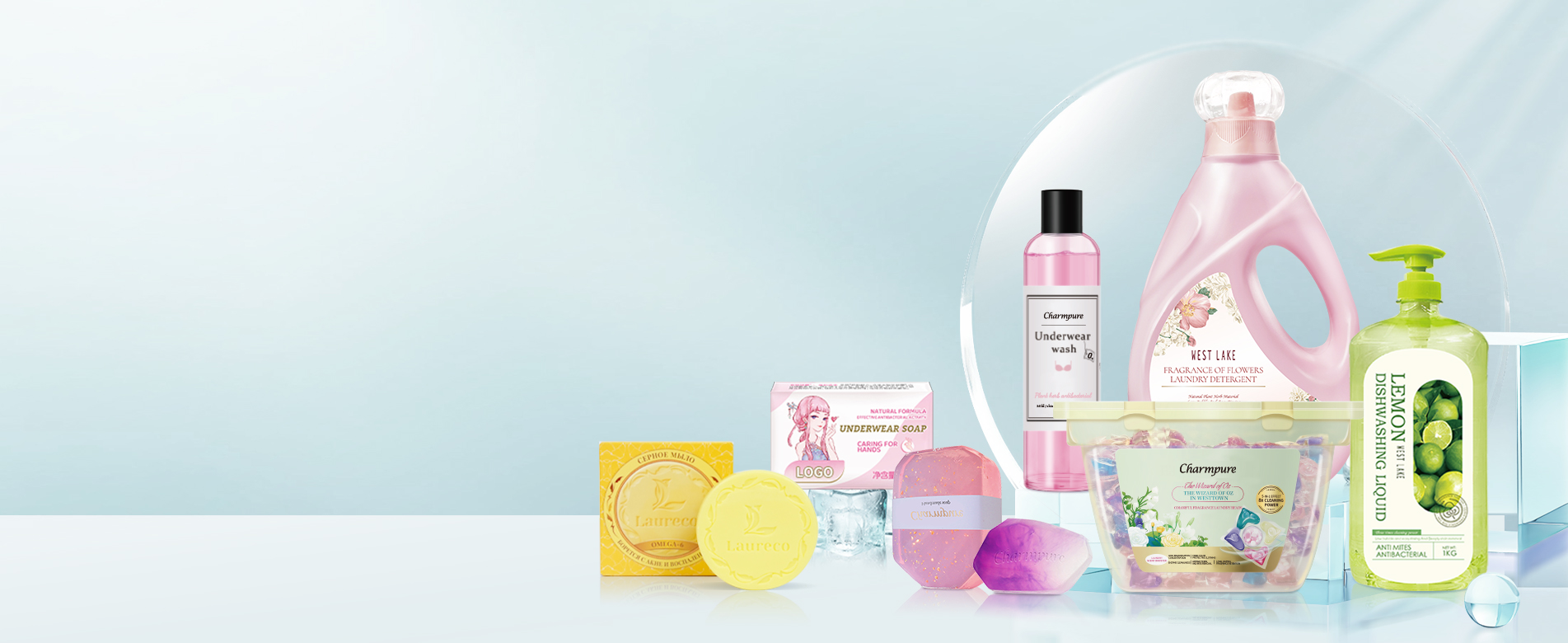 Fabricante de produtos profissionais de lavagem e cuidados